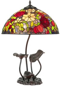 Lampa do obývačky Tiffany BLOOM FOLIOLES 501 sklíčok Ø40