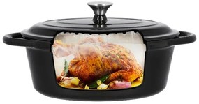 Silvercrest®  Liatinový pekáč, 4,8 l (čierna)  (100393103)