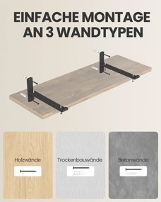 Nástenná polica LWS004KD01