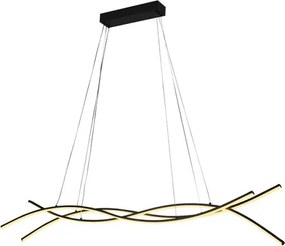 LED Stmievateľný luster na lanku LED/80W/230V 3000-6500K + diaľkové ovládanie