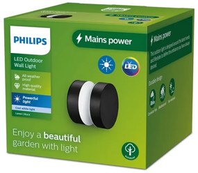 Philips - LED Vonkajšie nástenné svietidlo LAVEN LED/6W/230V 4000K IP44