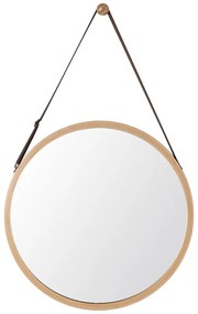 Nástenné zrkadlo B053 NAT, bambus