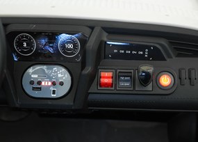 Ramiz Elektrická bugina UTV SPEED pre deti biela