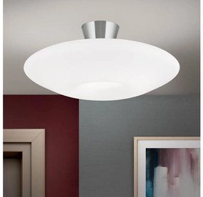 Orion DL 7-566/2 - Stropné svietidlo BLANC 2xE27/60W/230V pr. 49 cm matný chróm