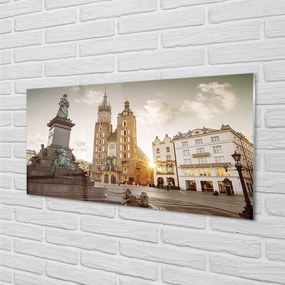 Obraz na akrylátovom skle Memorial church krakow 125x50 cm