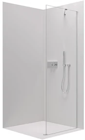 CERANO Cerano, pevná sprchová zástena pre dvere Marino a Volpe 100x190 cm, 6mm číre sklo, chrómový profil, CER-CER-420261