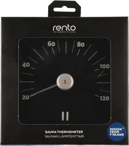 RENTO Teploměr do sauny AL - tmavě hnědý