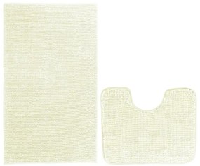 Restilo Sada kúpeľňových predložiek Bati biela, 2 ks 50 x 80 cm, 40 x 50 cm