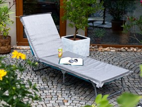 Polstrovanie / podsedák na ležadlo SHINE sivé