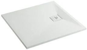Erga Hyper, SMC sprchová vanička 90x90x2,6 cm + sifón, biela matná, ERG-V06-SMC-9090S-WH