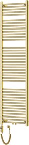 Mexen Mars, elektrické vykurovacie teleso 1800 x 500 mm, 600 W, zlatá lesklá, W110-1800-500-2600-50