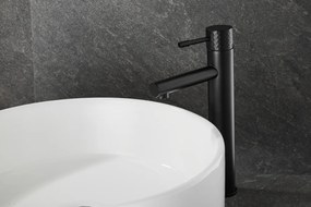 Gamma Roy, vysoká umývadlová batéria h-301, čierna matná, GMA-BRYPUW-BK