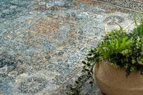 Koberec OMEGA MAMLUK rozeta / vintage, tmavomodrý