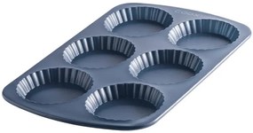 Coox Forma na koláč + Forma na bábovku + Miniforma na tortu so skleným dnom + Forma na tartalette, modrosivá  (800011881)