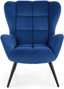 Relaxačné kreslo Tawanna (tmavomodrá). Vlastná spoľahlivá doprava až k Vám domov. 1039531