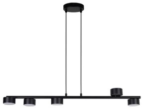 Luster na lanku PUNTO 5xGX53/12W/230V čierna