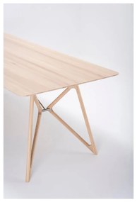 Jedálenský stôl s doskou z dubového dreva 220x90 cm Tink - Gazzda