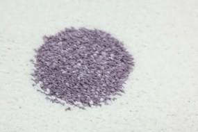 Metrážny koberec Lima C275A fialový / krémový