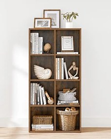 Knižnica s 8 priehradkami VASAGLE LBC024T01