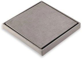 Béžová skladacia taburetka ZAREX VELVET L