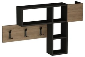 Nástenný vešiak s policou GAME 61x99,5 cm béžová/antracit