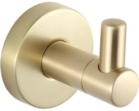 Mexen Remo, 1-háčik na uterák, zlatá matná, 70507351-55