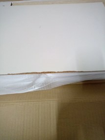 AKCIA TV stolík FROST 120x40 cm biely, dekor dub alpský II. akosť