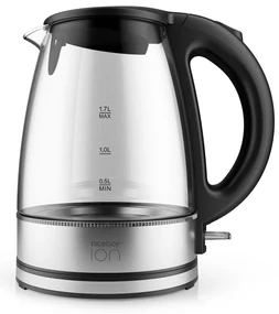 Rýchlovarná kanvica Kettle K1 Crystal Glass Black