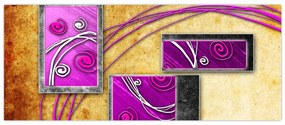 Obraz abstrakcie (120x50 cm)