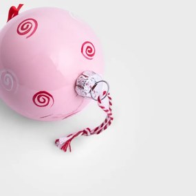 Vianočná ozdoba EVI PINK lízatko 710179