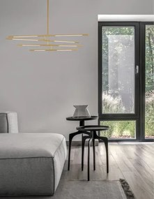 LED luster Raccio 84 zlaté
