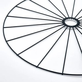 Luster na lanku MONTANA 1xE27/15W/230V pr. 45 cm čierna