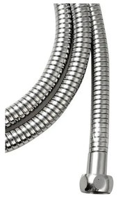 Sprchová hadica z nehrdzavejúcej ocele v lesklo striebornej farbe Lux – Sapho