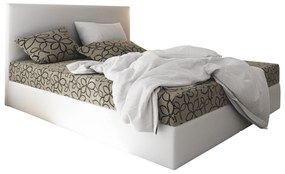 Manželská posteľ Boxspring 140 cm Lilac (vzor + biela) (s matracom a úložným priestorom). Vlastná spoľahlivá doprava až k Vám domov. 1046642
