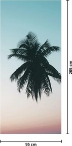 Fototapeta na dvere - Palma na Bali (95x205cm)