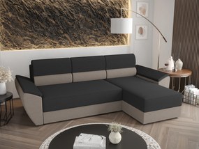 Rohová sedacia súprava Radiant L2 (tmavosivá + svetlosivá) (P). Akcia -20%. Vlastná spoľahlivá doprava až k Vám domov. 1057449