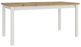 Rozkladací stôl Diesel 90 x 160/200 IV, Morenie: dub artisan L / biela