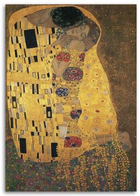 Gario Vászonkép Csók - Gustav Klimt, reprodukció Rozmery: 40 x 60 cm