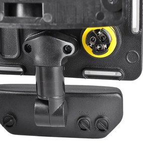 SOLIGHT LED reflektor Quick so sensorom, 10W, 850lm, 4000K, IP65, čierny