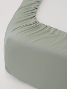 Saténová plachta Diana 90 × 200 cm - sivozelená