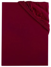 Plachta posteľná bordová jersey EMI