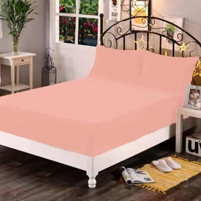 Napínacia plachta Froté+ Broskyňová Bavlna Rozmer: 90 x 200 cm