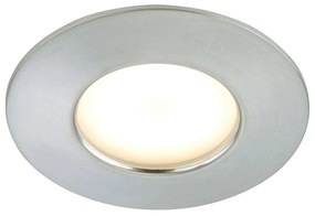 Hliníkovo sfarbené zapustené LED svetlo Felia IP44