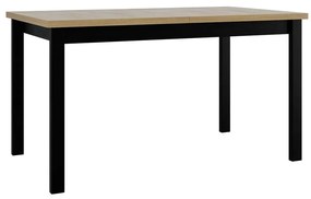 Rozkladací stôl Diesel 80 x 140/180 II, Morenie: sonoma - L, Farby nožičiek: čierna