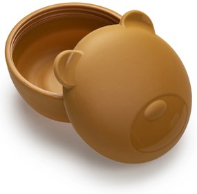 Silikónová škatuľka na desiatu s viečkom Medveď - 350 ml