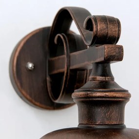 Orion AL 11K/360.01-Vonkajšia nást. lampa KENZO 1xE27/100W/230V IP44 bronz/patina