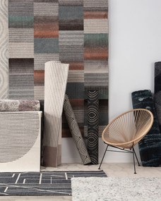 Koberec Softness near black/peacock blue 120x170cm