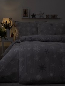 Predĺžené flanelové obliečky - Frozen sivé