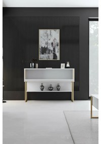 Komoda Luxe White and Gold