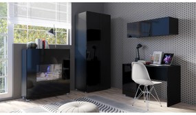 Študentská izba Calabria C14 (čierna) (bez osvetlenia). Akcia -20%. Vlastná spoľahlivá doprava až k Vám domov. 1051650